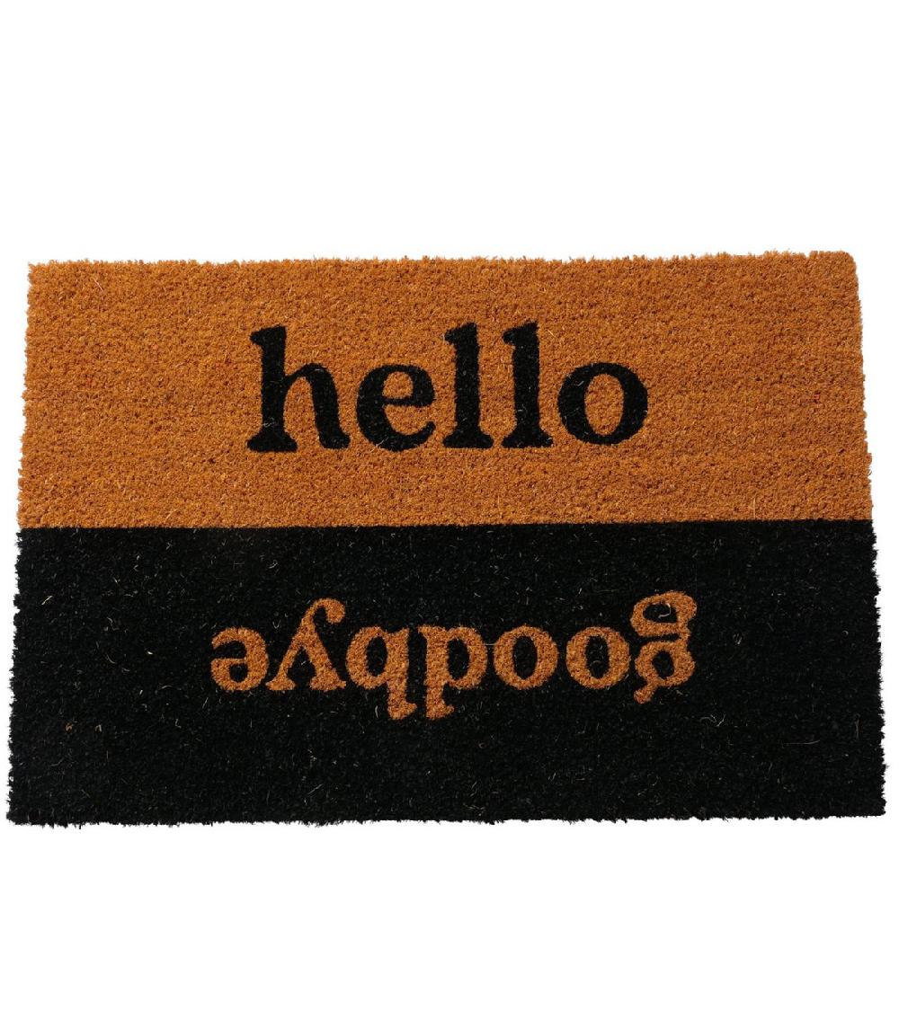 wadiga Paillasson coco Hello Goodbye 60x40x1.5cm