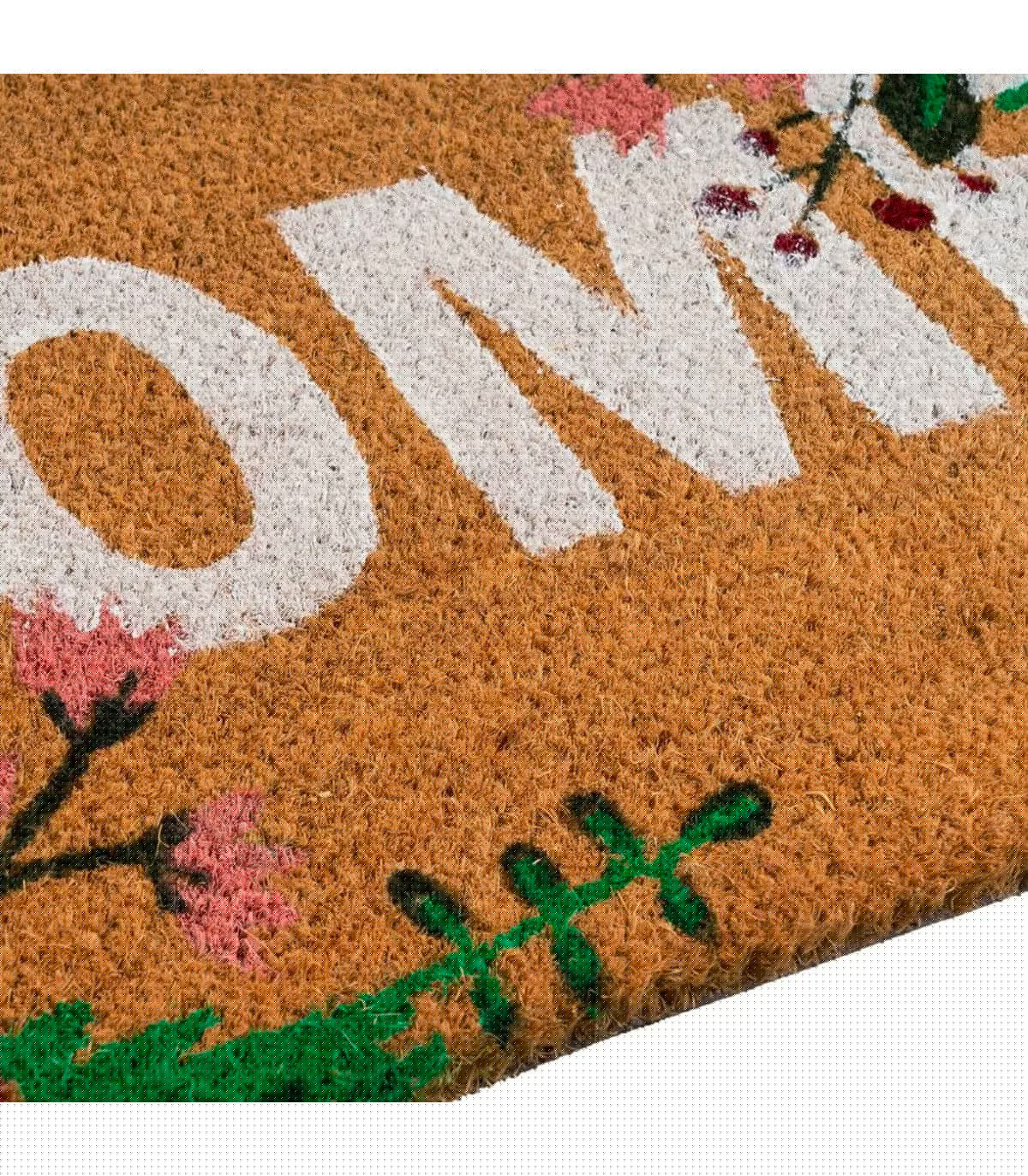 Wadiga Paillasson Coco Home Fleurs 60x40x1.5cm