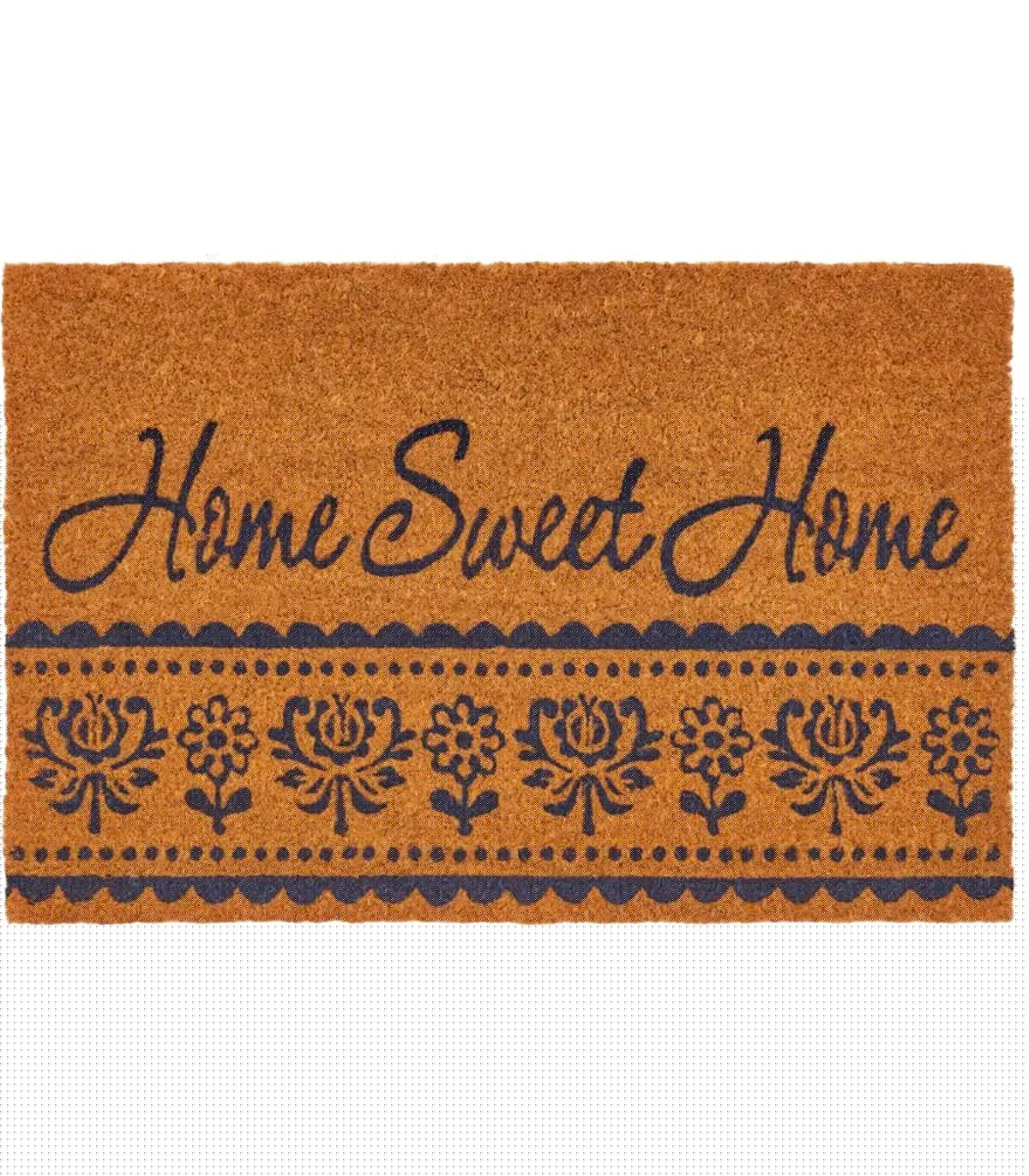 wadiga Paillasson coco Home Sweet Home 60x40x1.5cm