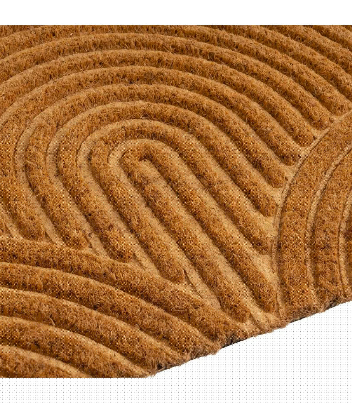 Wadiga Paillasson Coco Marron 60x40x1.5cm