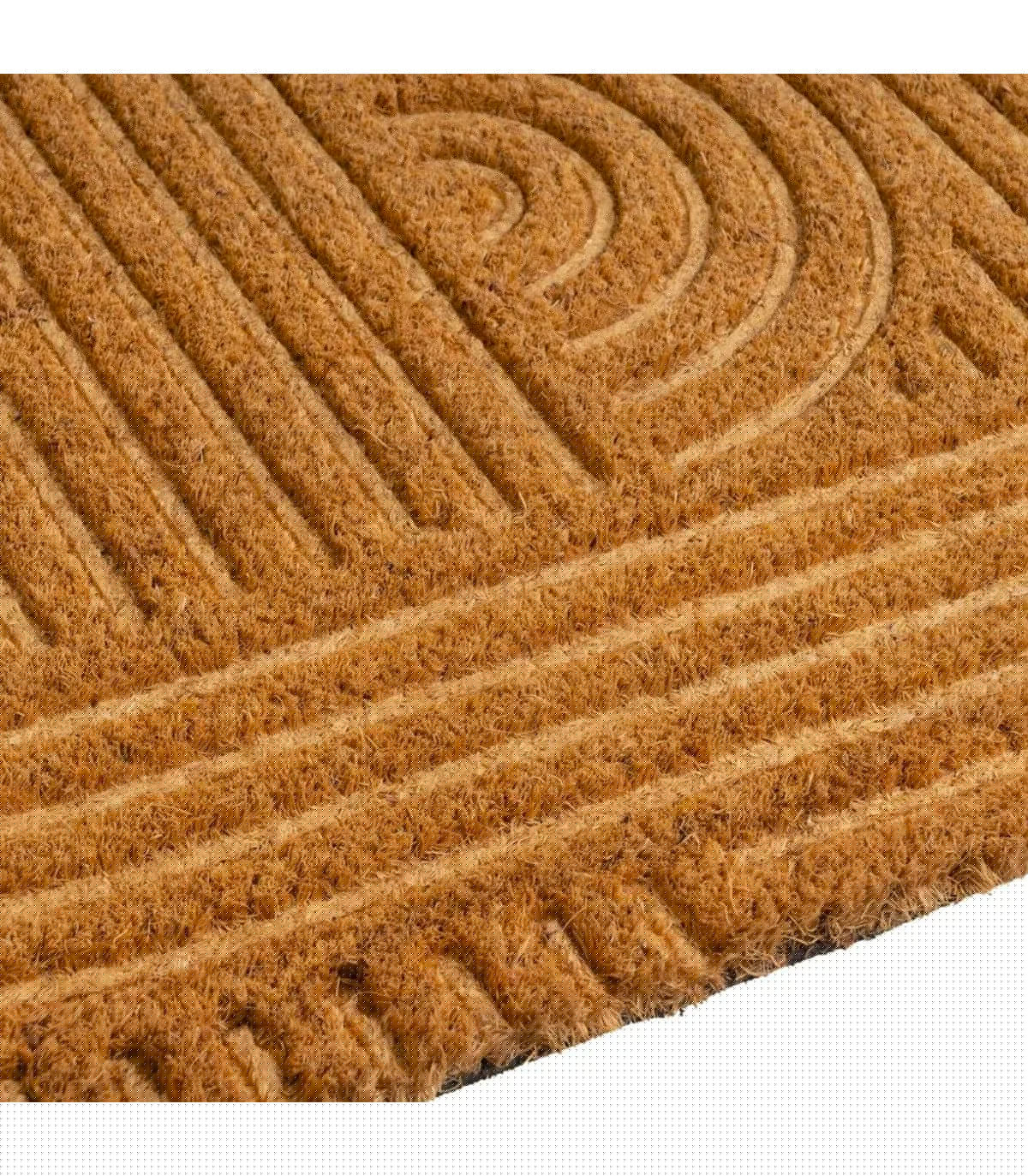 Wadiga Paillasson Coco Marron 60x40x1.5cm