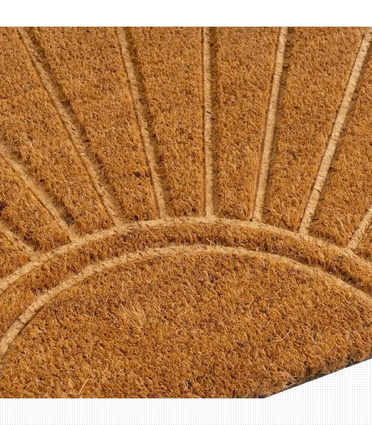 Wadiga Paillasson Coco Marron Soleil 60x40x1.5cm