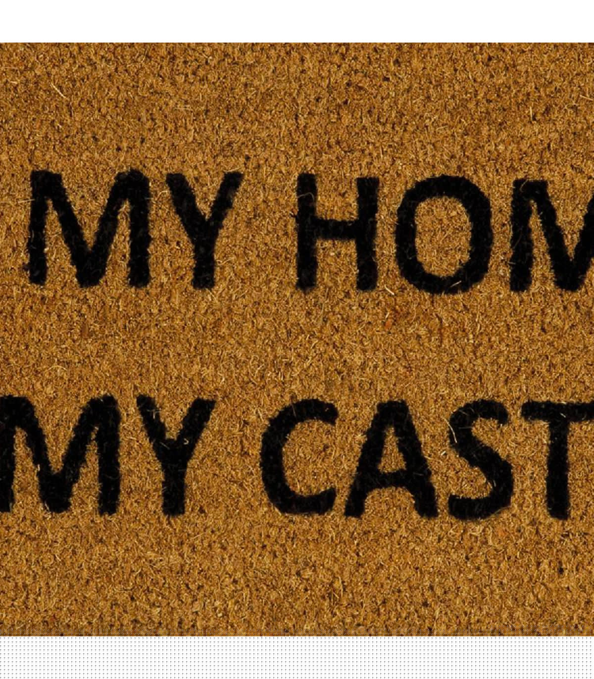 Wadiga Paillasson Coco My Home My Castle 40x60cm