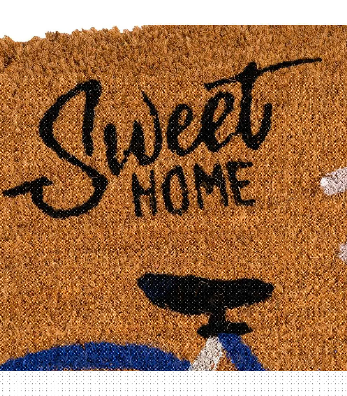 Wadiga Paillasson Coco Vélo Sweet Home 60x40x1.5cm