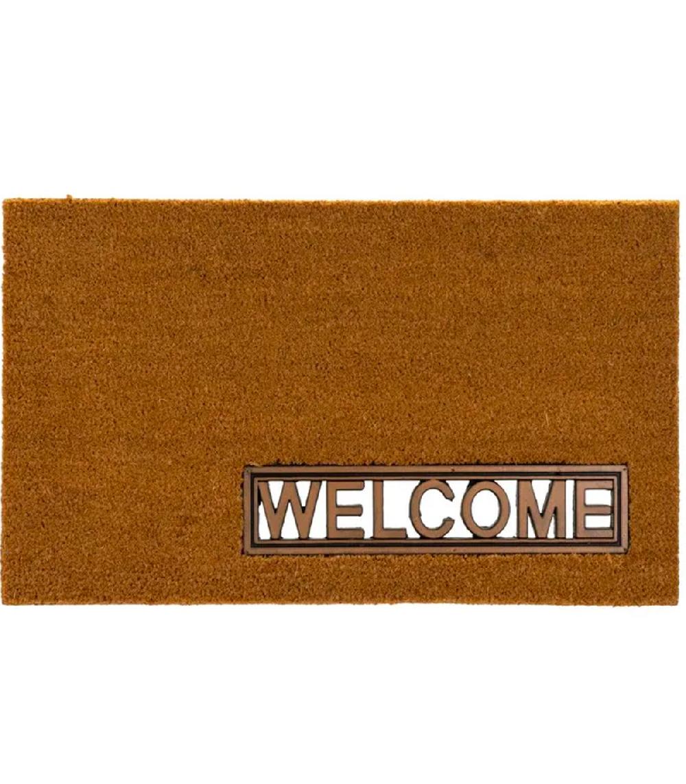 wadiga Paillasson coco welcome 60x40x1.5cm