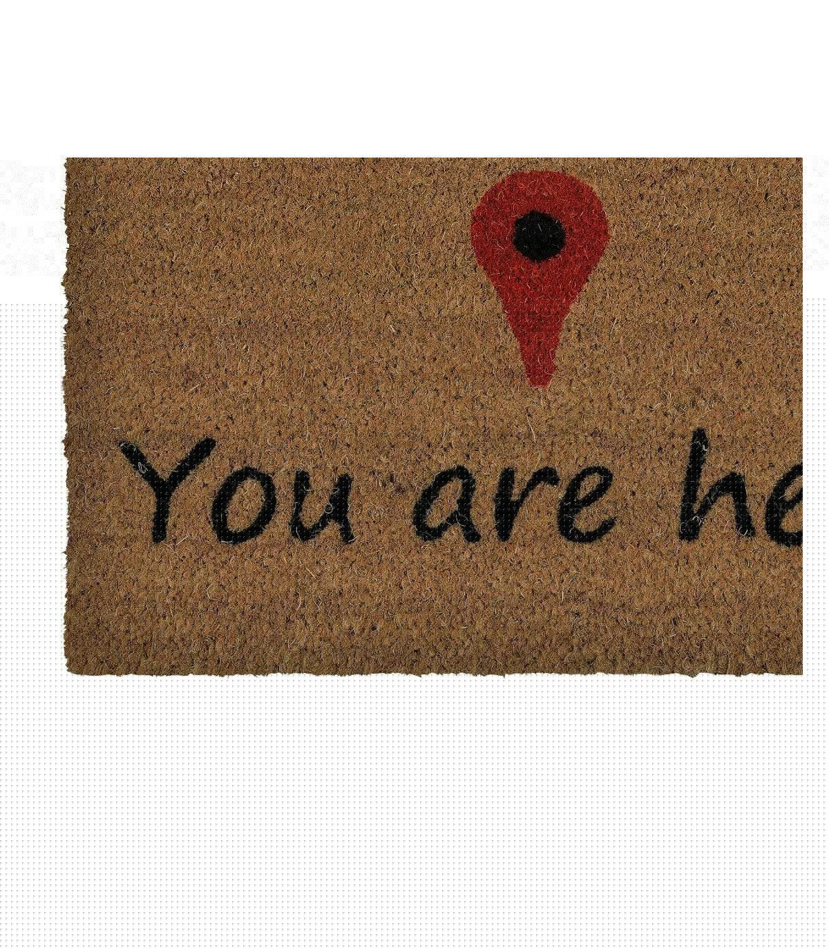 Wadiga Paillasson Coco You Are Here - 60x40cm