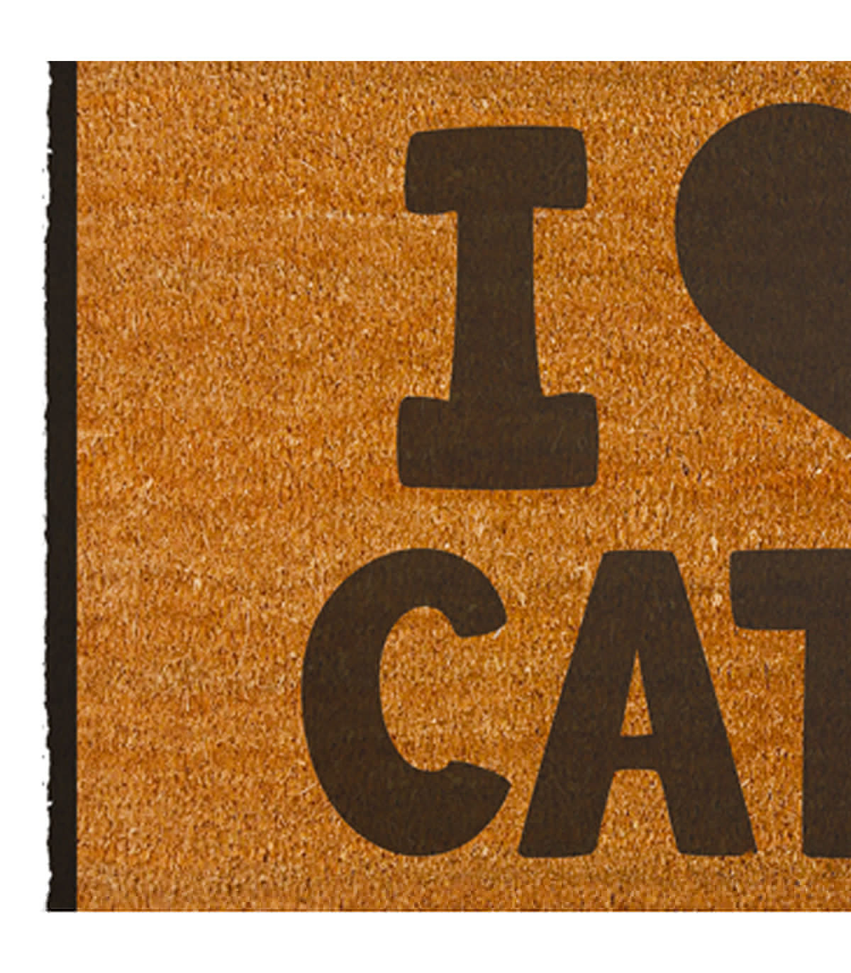Wadiga Paillasson En Coco I Love Cats