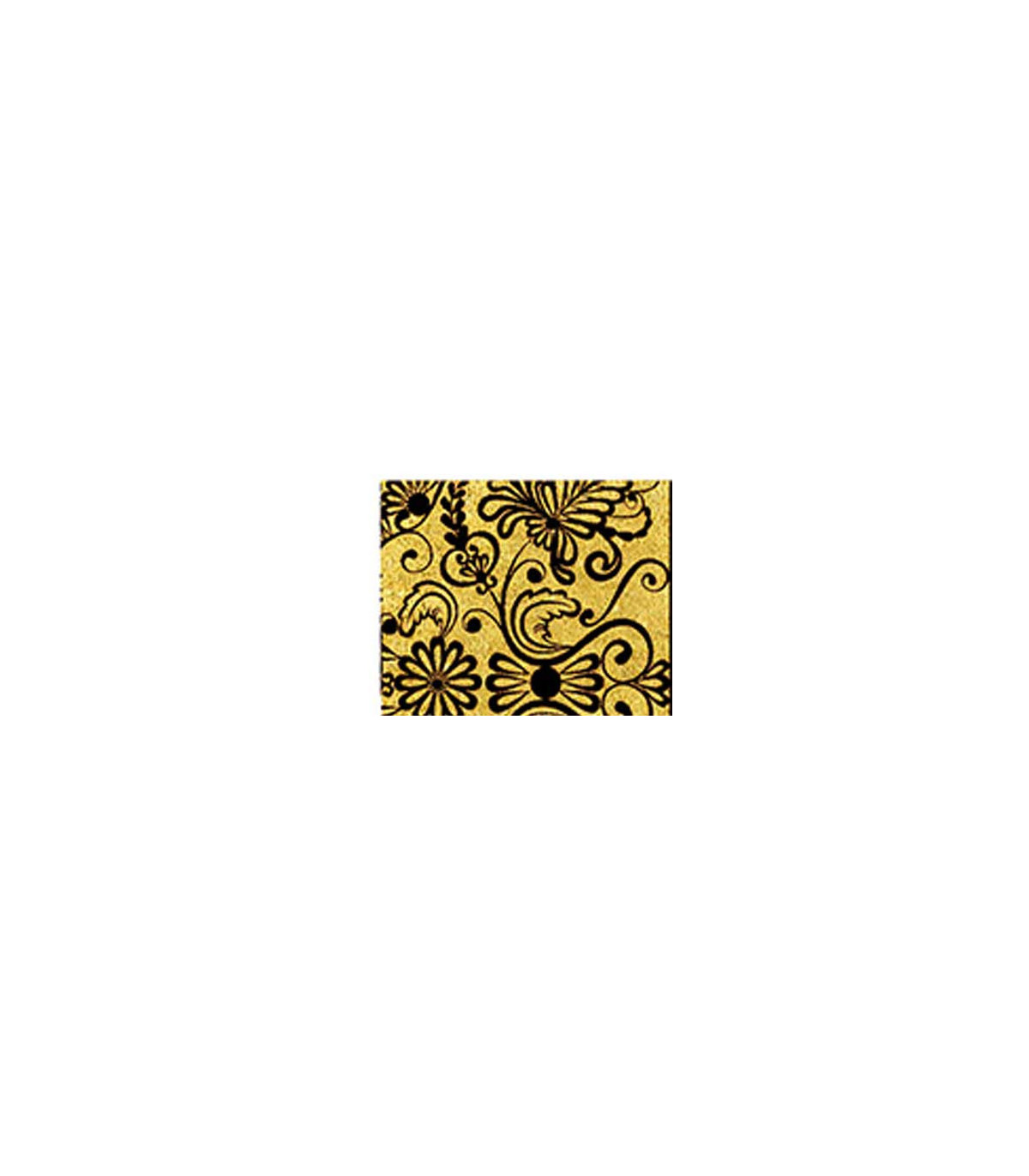 Wadiga Paillasson En Coco Motifs Volutes Noires