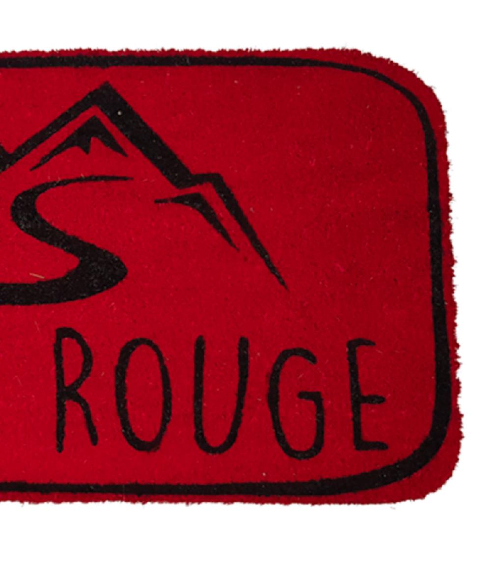 Wadiga Paillasson En Coco Piste Rouge - 40x70cm