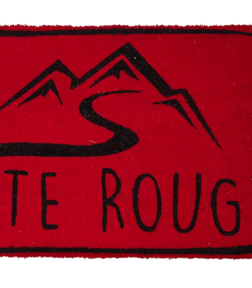 Wadiga Paillasson En Coco Piste Rouge - 40x70cm