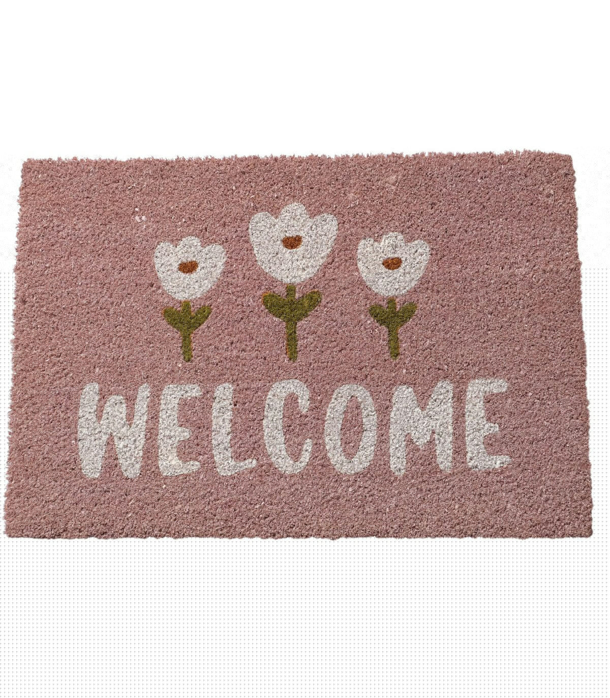 wadiga Paillasson fleurs welcome 60x40x1.5cm