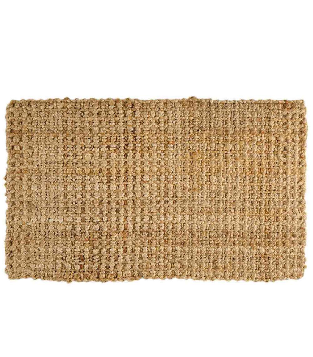 wadiga Paillasson jute tressé 75x45x1cm