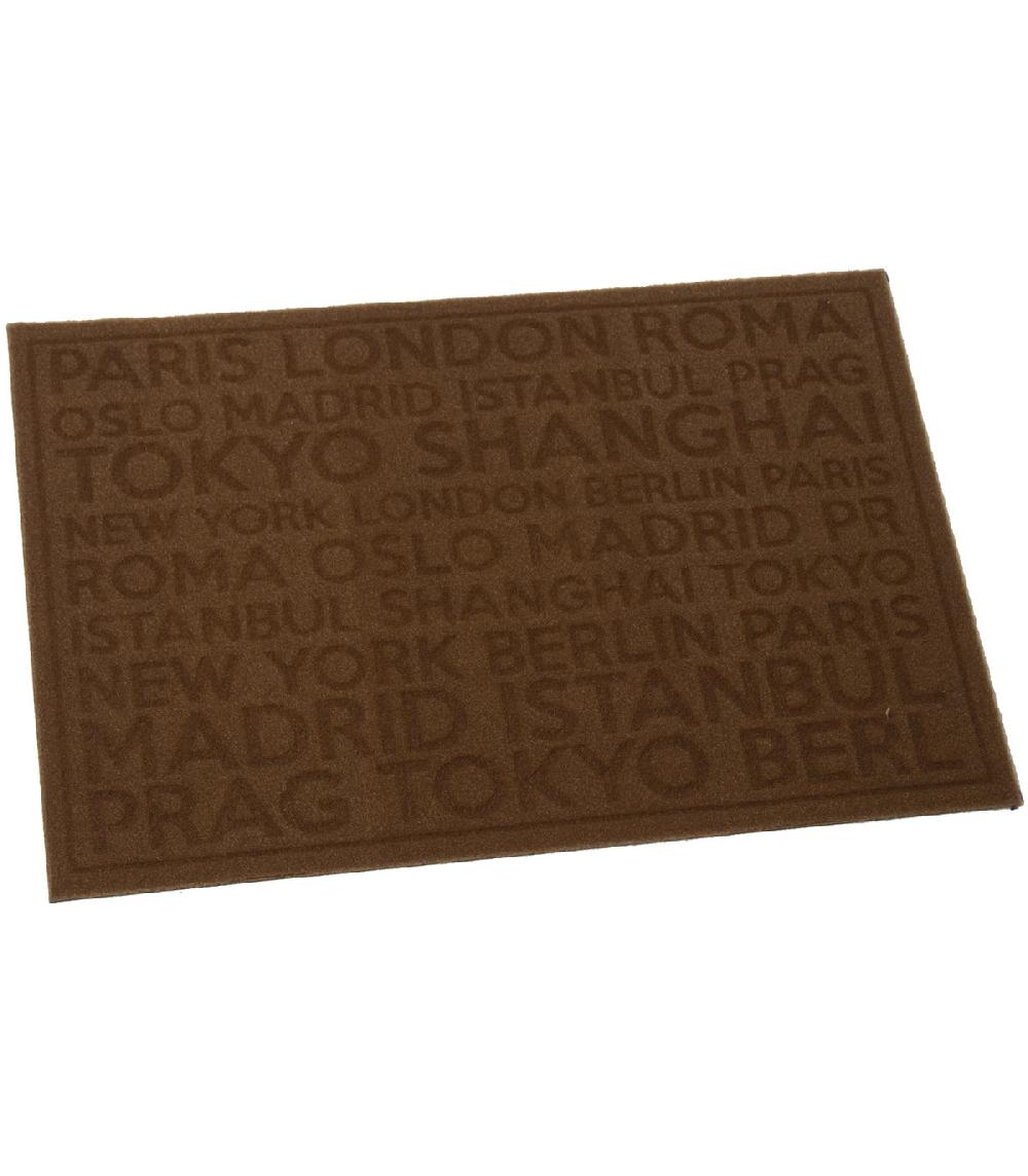 wadiga Paillasson polyester Villes - 60x40cm