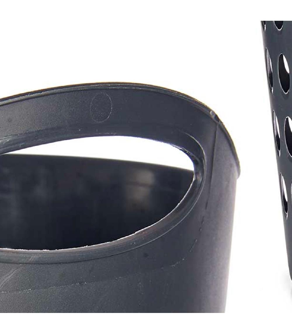Wadiga Panier à Linge Buanderie Plastique Noir 50L