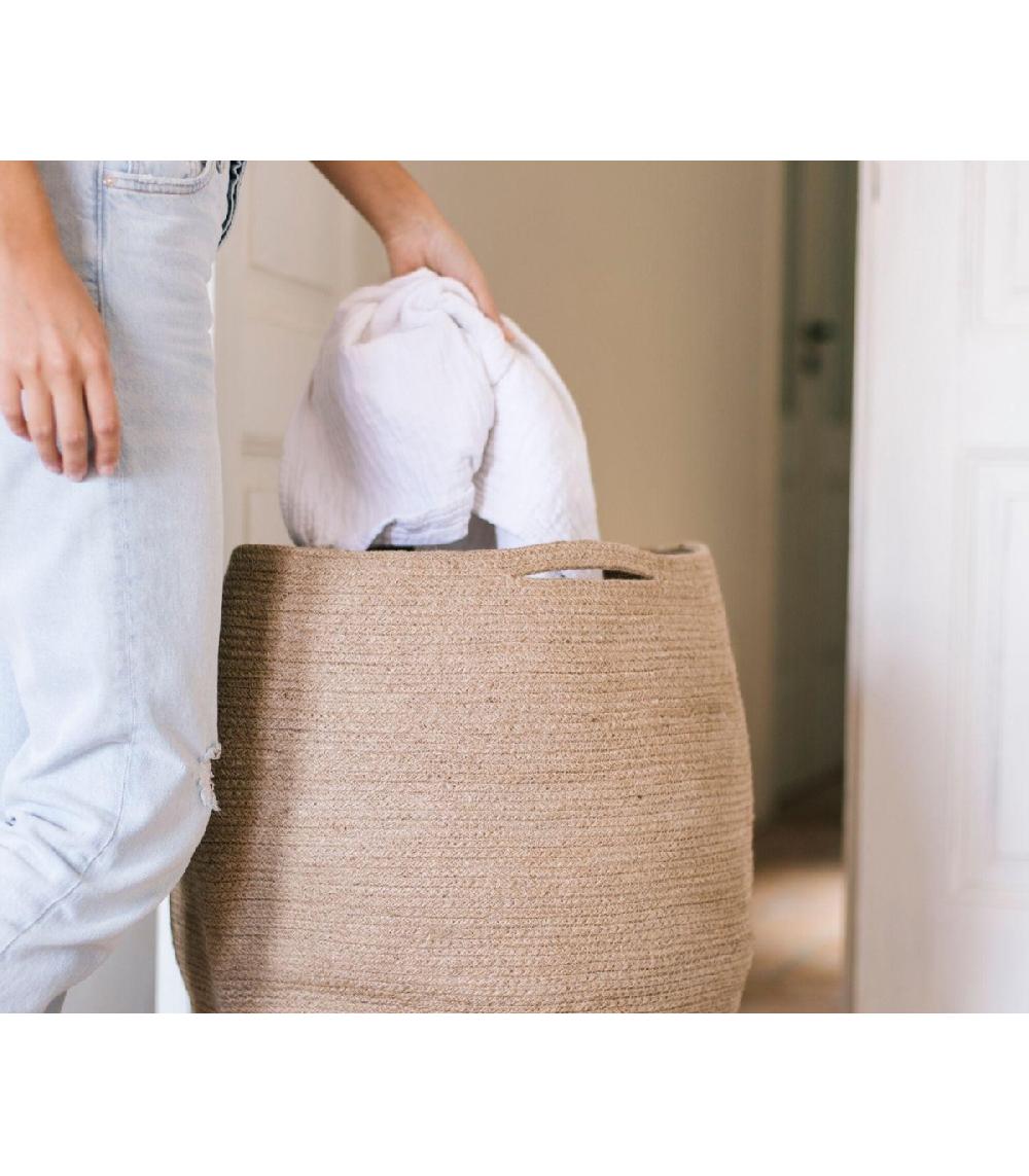 Wadiga Panier à Linge En Jute