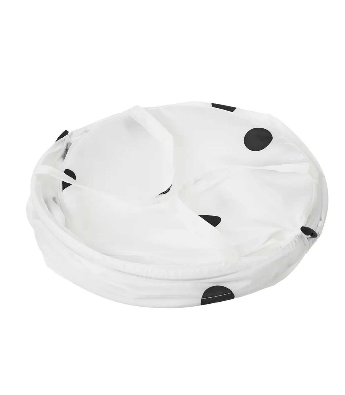 Wadiga Panier à Linge En Polyester Pois Noirs