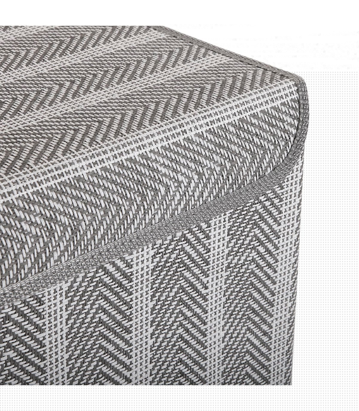 Wadiga Panier à Linge Gris 35x35x53cm