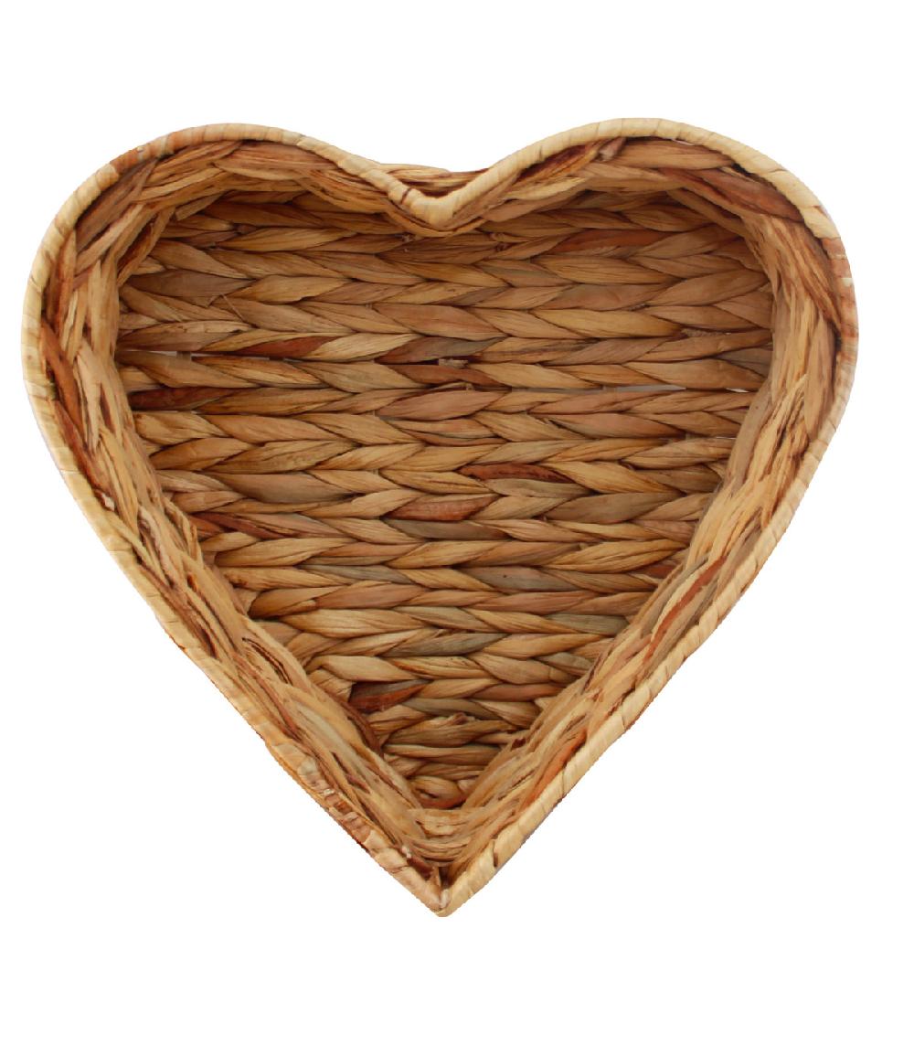 Wadiga Panier De Rangement Tressé Coeur