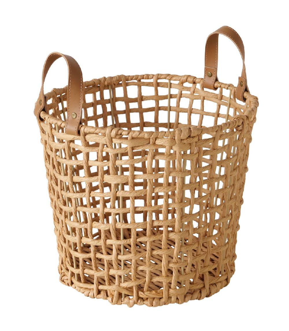 wadiga Panier tressé décoratif 30x30x25cm