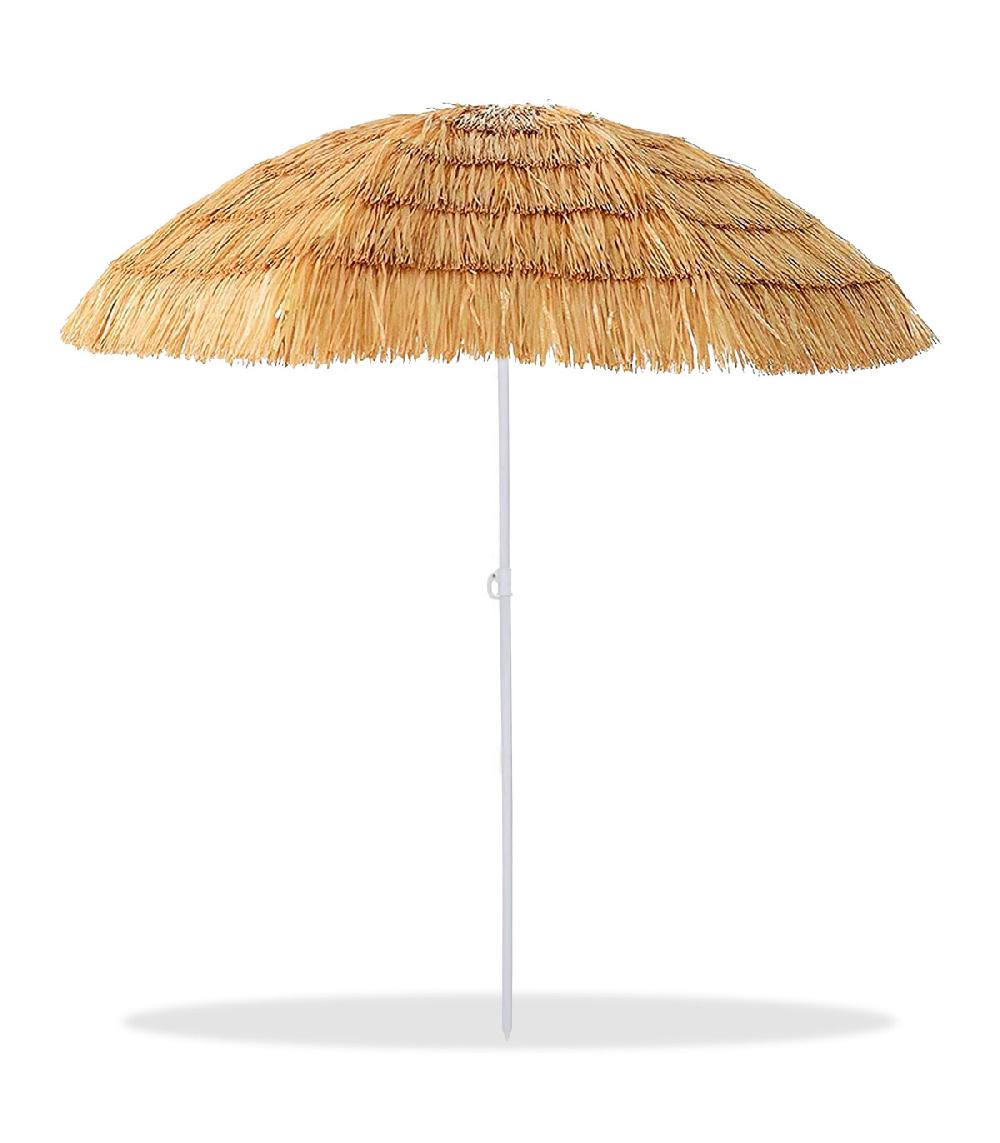 wadiga Parasol à franges coco diamètre 180cm