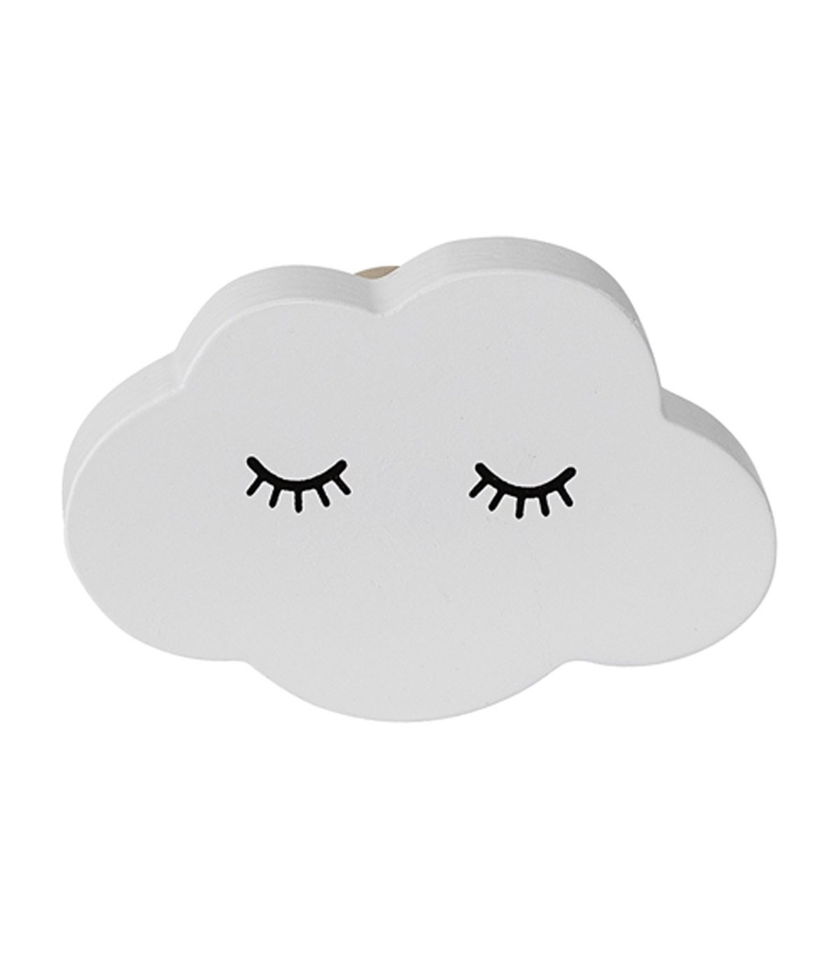 Wadiga Patère Chambre Enfant En Bois Blanc Nuage