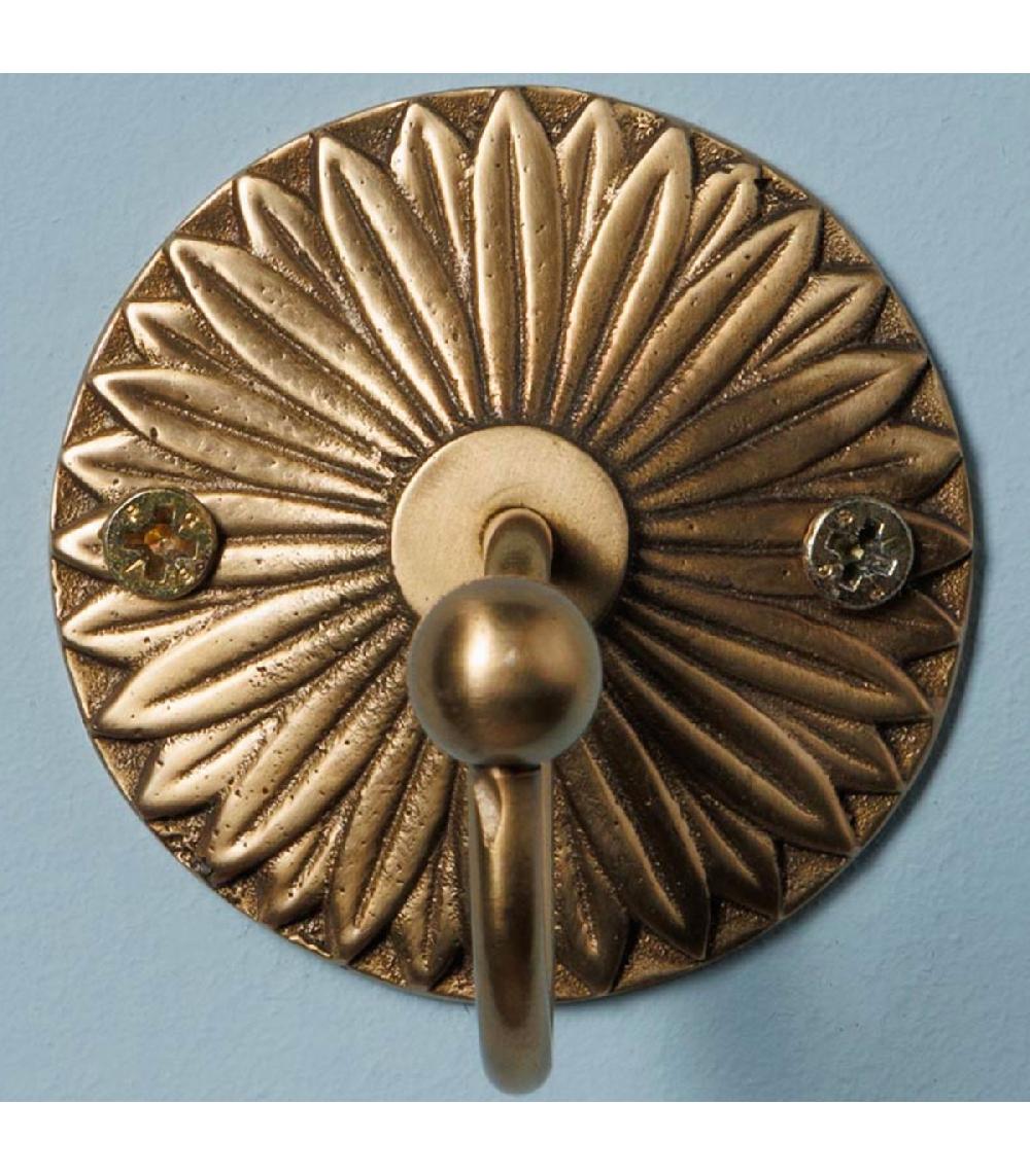 Wadiga Patère Crochet Métal Doré 7x7x6cm