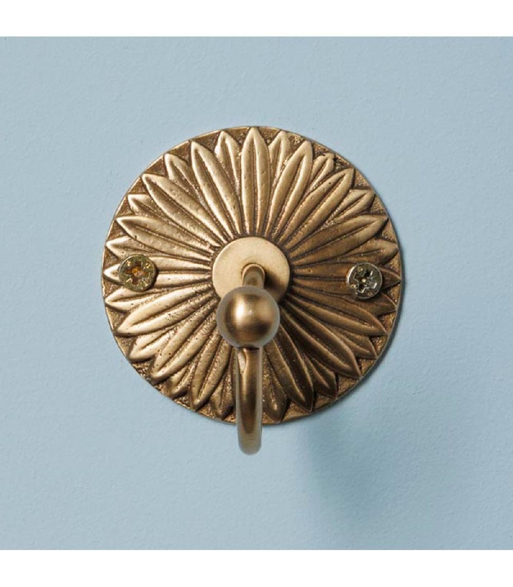 Wadiga Patère Crochet Métal Doré 7x7x6cm