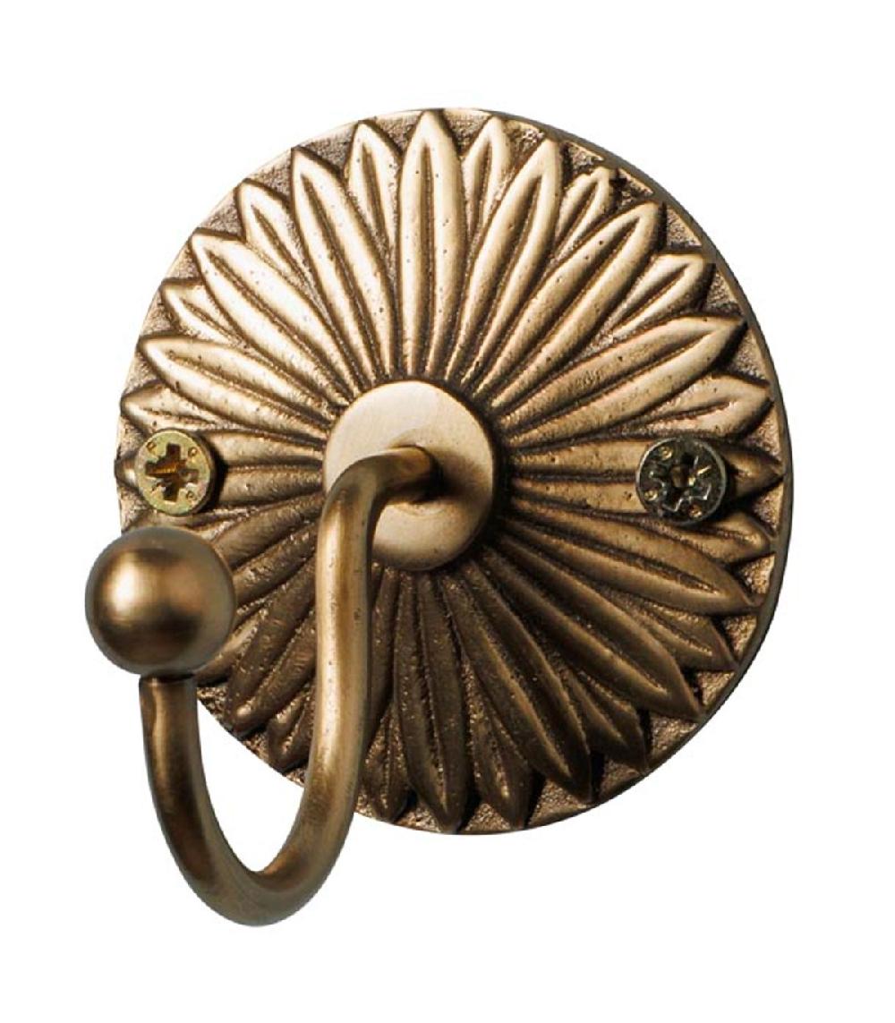 wadiga Patère crochet métal doré 7x7x6cm