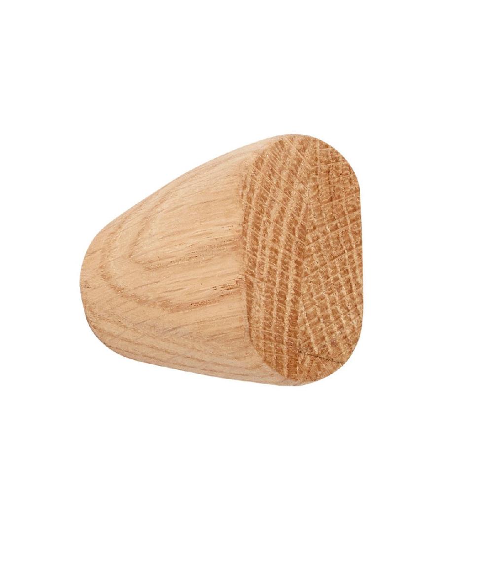 wadiga Patère Design en Chêne Nature