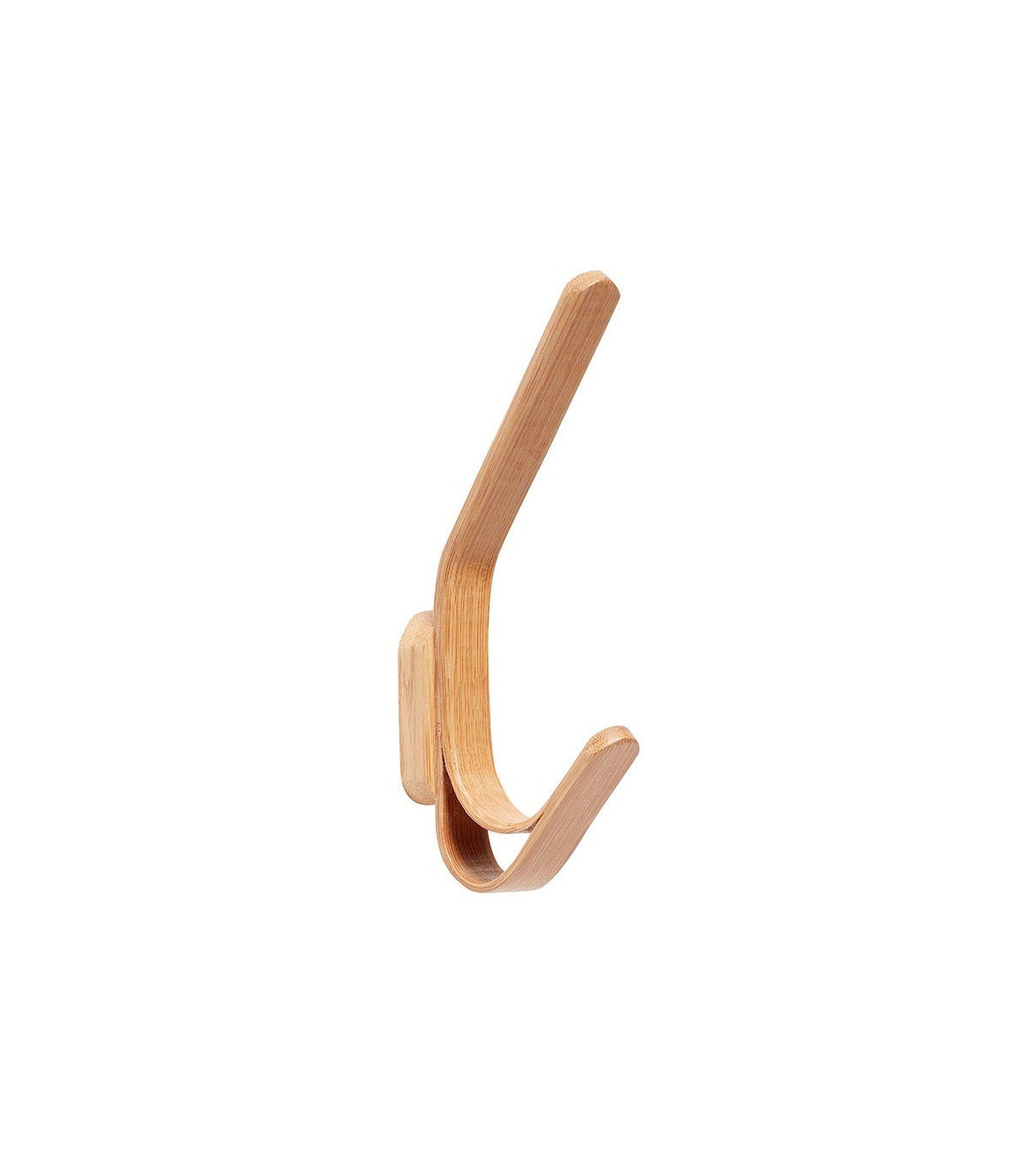 wadiga Patère en Bambou Double Design