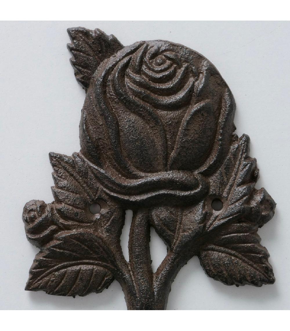 Wadiga Patère En Fonte Roses H18cm