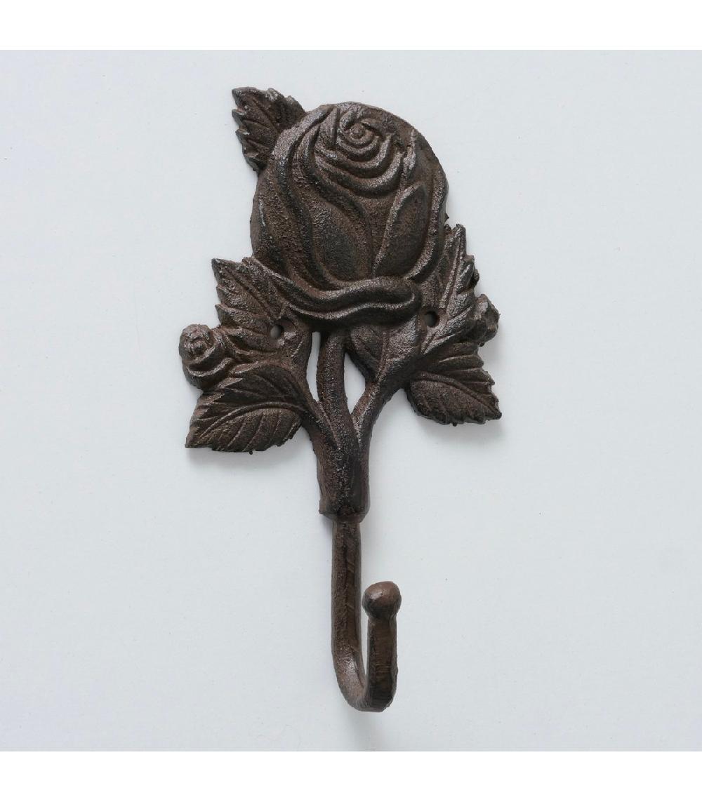 Wadiga Patère En Fonte Roses H18cm