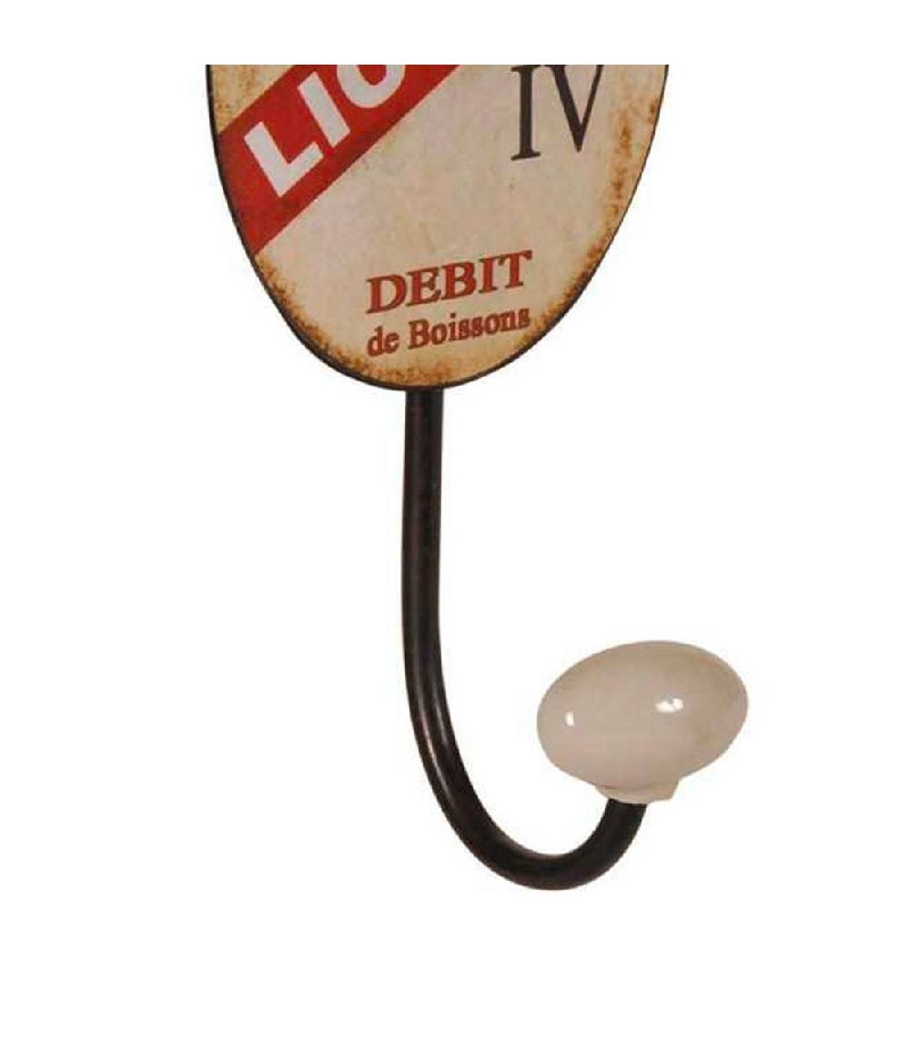 Wadiga Patère Métal Vintage 12x10x22cm