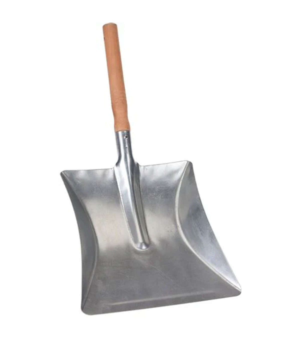 wadiga Pelle métal et manche en bois 23x18x43cm