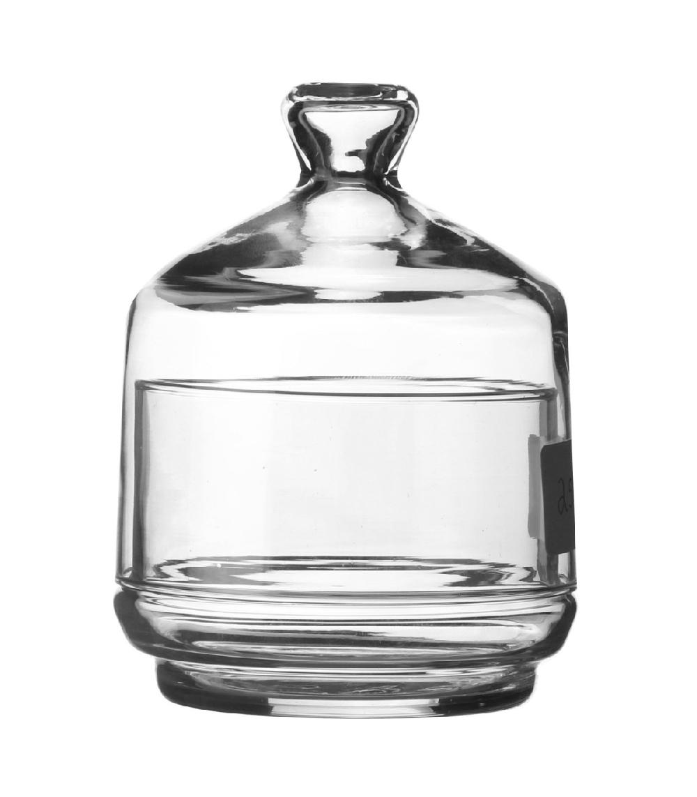 wadiga Petite bonbonnière en verre classique ronde