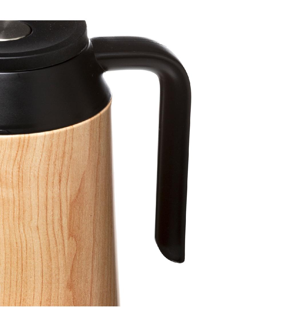 Wadiga Pichet Isotherme Inox Effet Bois - 1L