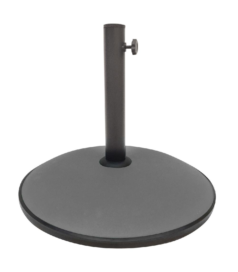 wadiga Pied de parasol ciment gris foncé 15kg