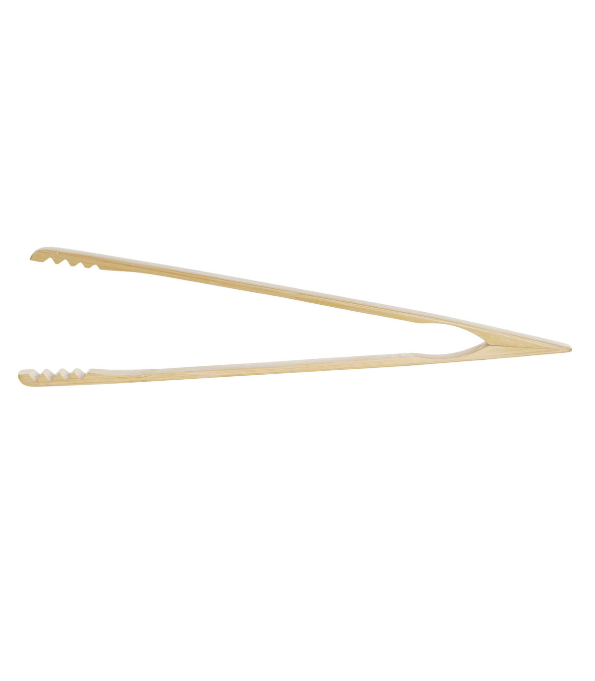 Wadiga Pince à Pain Ou Toast En Bambou 25x6x1.5cm
