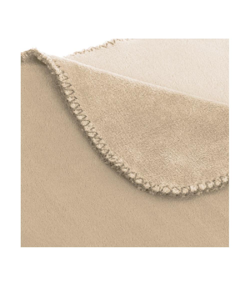 Wadiga Plaid Doux Flanelle Beige - 125x150cm