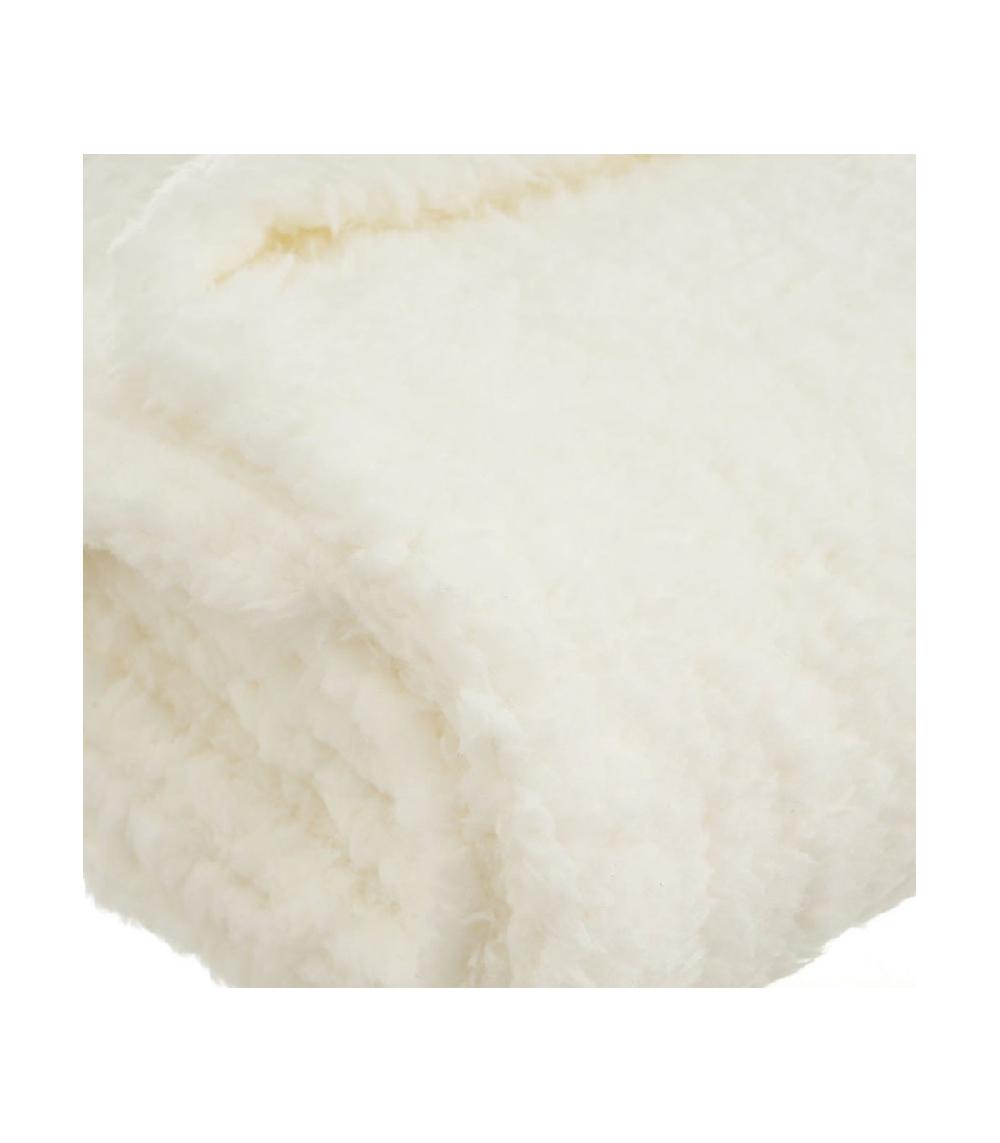 Wadiga Plaid Fausse Fourrure Blanc - 130x170cm