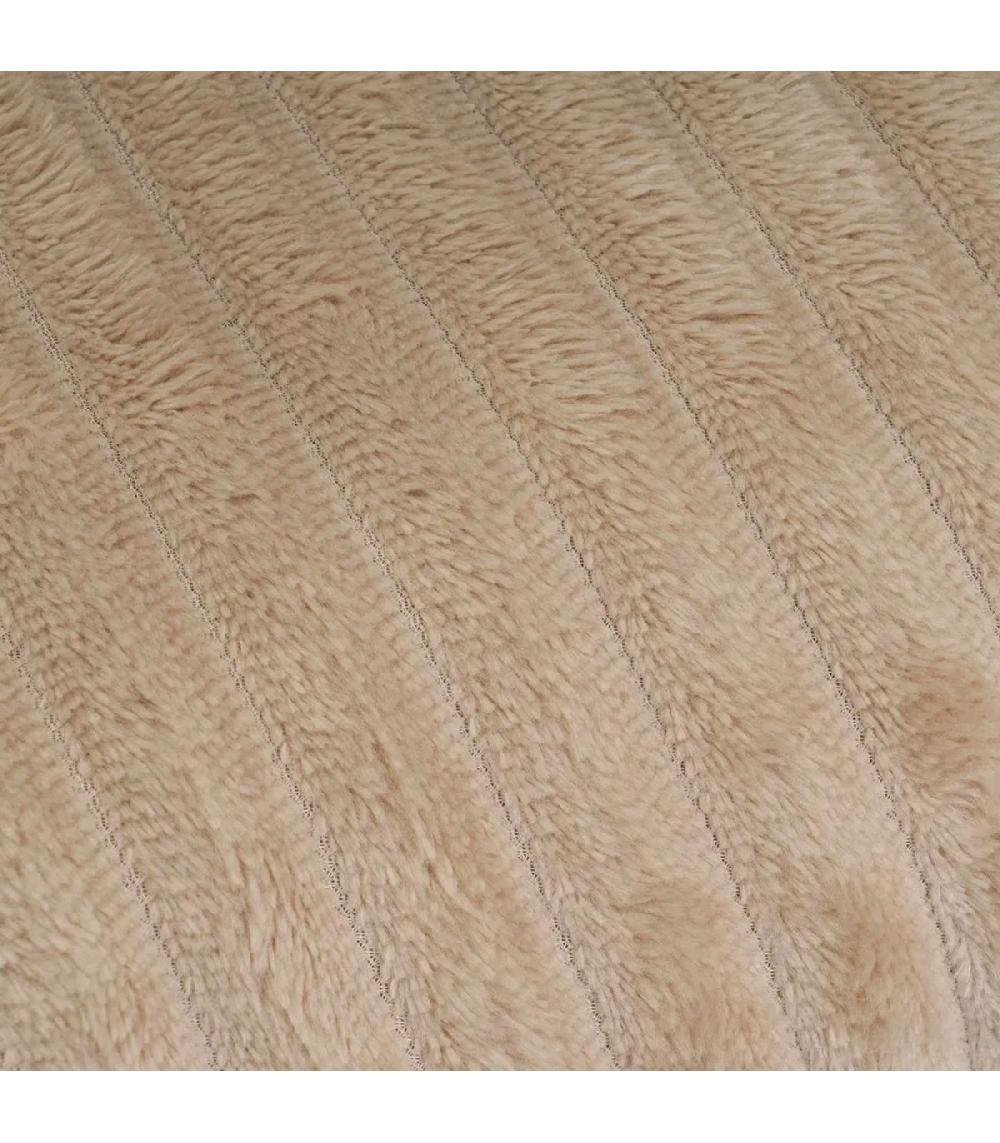 Wadiga Plaid Flanelle Beige 130x160cm