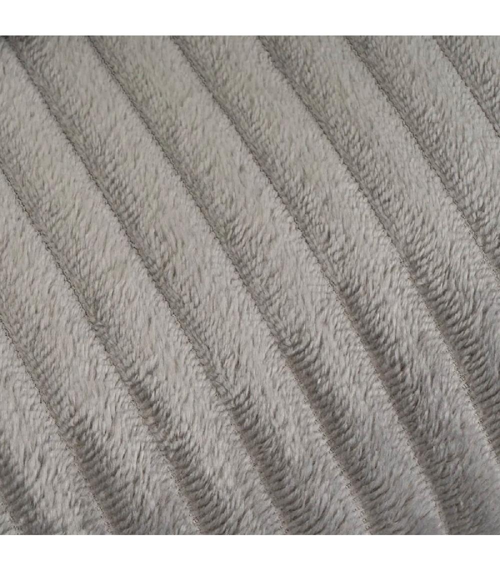 Wadiga Plaid Flanelle Gris 130x160cm