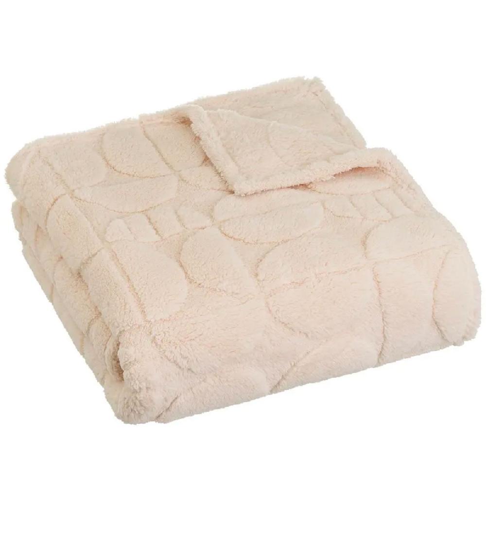 wadiga Plaid sherpa beige 130x160cm