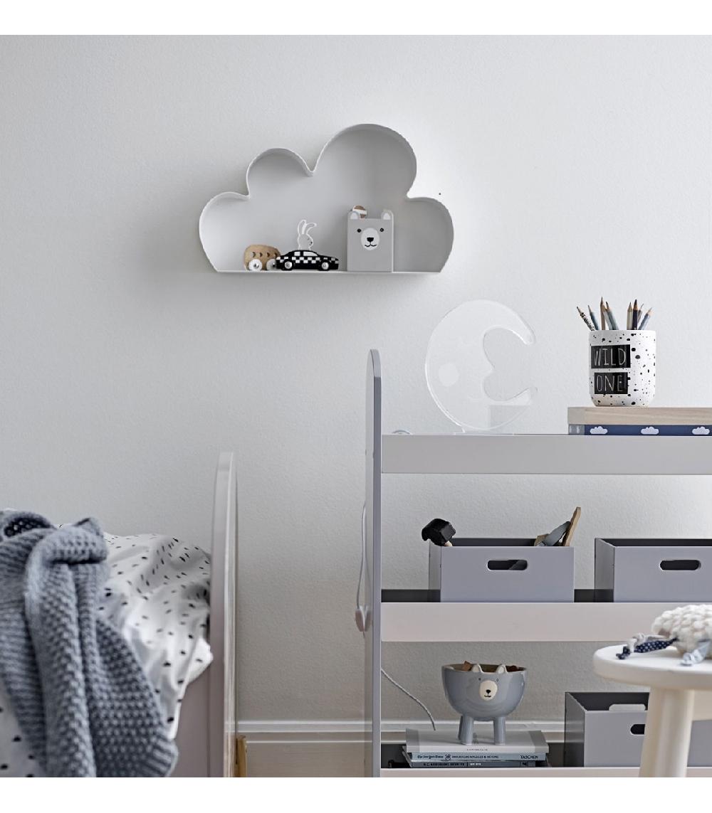 Wadiga Plaid Tricot Laine Bébé Bleu -100x80cm