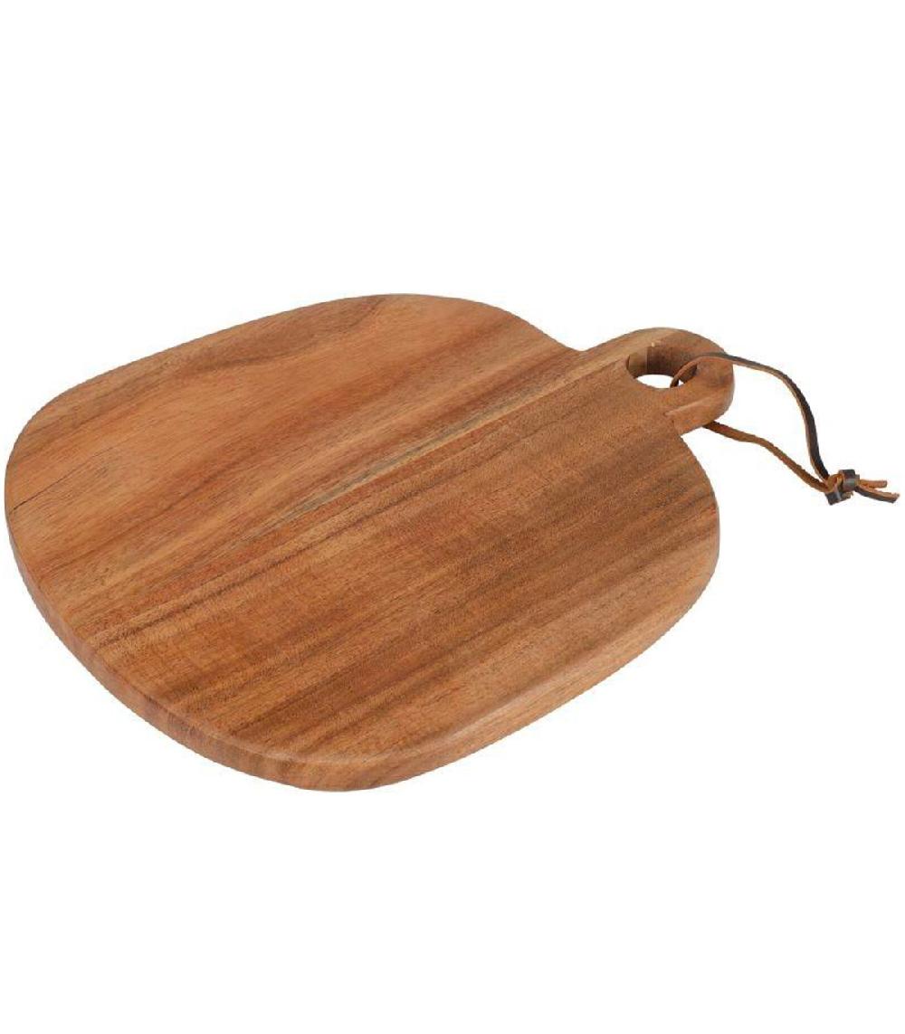 wadiga Planche à découper en bois d'acacia 28x23cm
