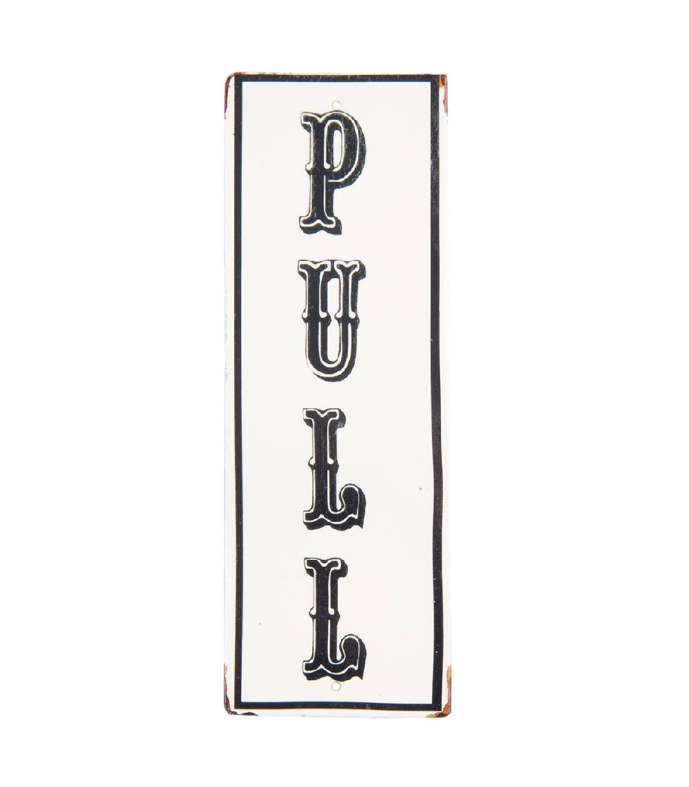 wadiga Plaque de Porte Signalétique Vintage Pull