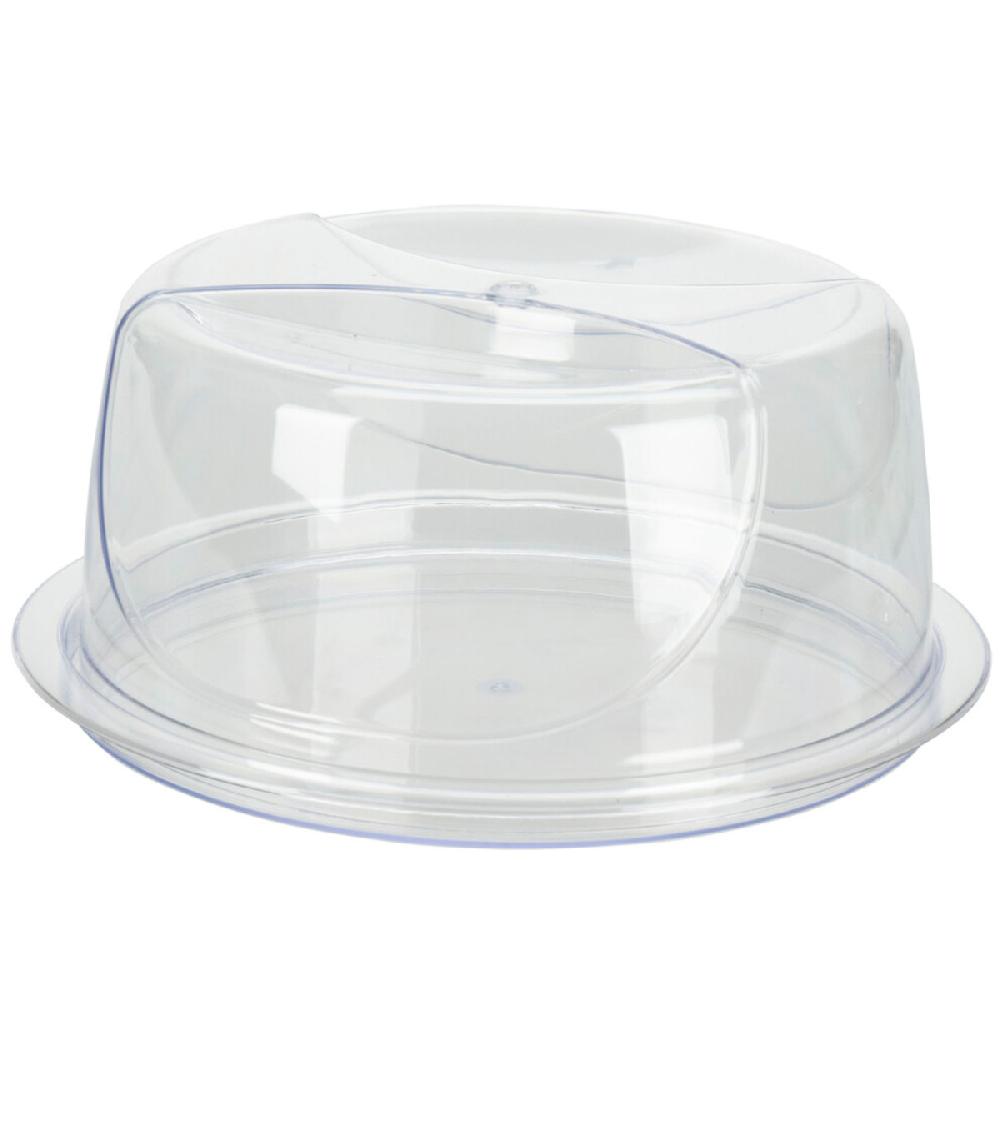 wadiga Plat à gâteau ou tarte avec couvercle 34cm
