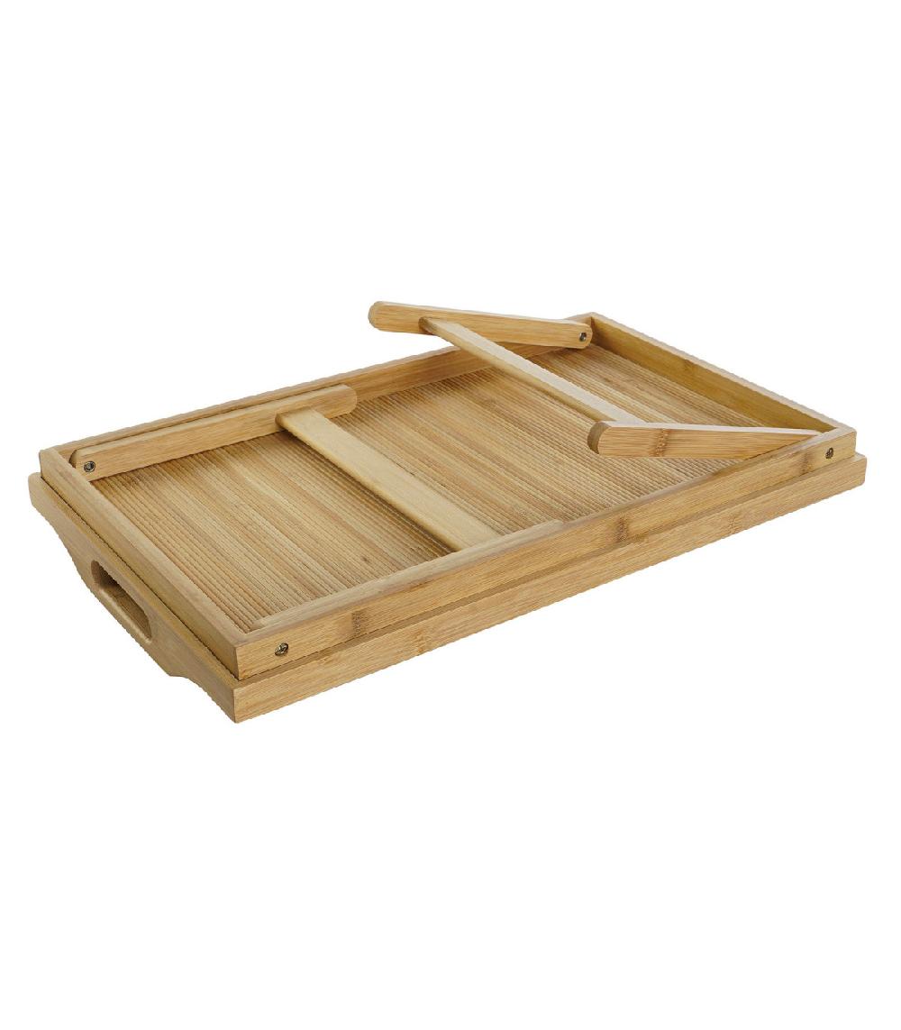 Wadiga Plateau De Lit En Bambou 64x30x24cm