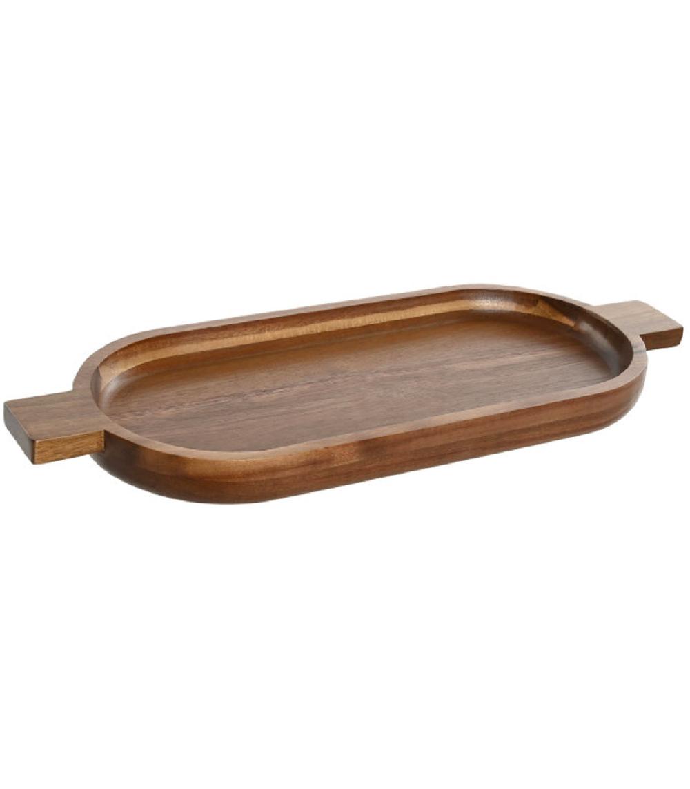 wadiga Plateau en bois d'acacia 48.5x18x3.5cm
