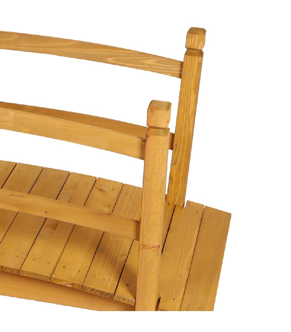 Wadiga Pont De Jardin En Bois 145x60x60cm